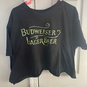 Budweiser crop top